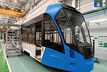 Завершена сборка кузова первого трамвая «Львенок» для Волгограда