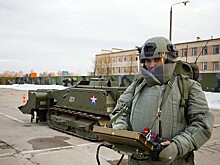 Как робот-сапер "Уран-6" "зачищает" местность