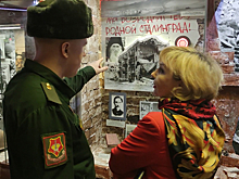 Военнослужащие ЦВО в новогодние праздники посетили военно-исторический зал «Музей боевой славы Урала» в Екатеринбурге
