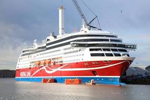Viking Grace впервые с роторными парусами