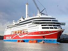 Viking Grace впервые с роторными парусами