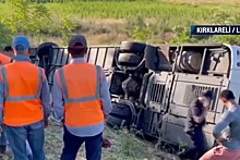Туристический автобус в Турции попал в смертельное ДТП
