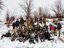 Военизированный поход в честь погибшего героя прошел в Октябрьском районе