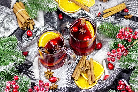 Новогодние напитки: 5 пошаговых рецептов