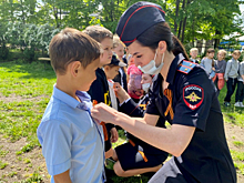 В Краснодарском крае сотрудники полиции принимают участие во Всероссийской акции «Георгиевская лента»