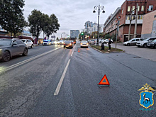 В Самаре 17 октября на Лесной девушка попала под колеса иномарки