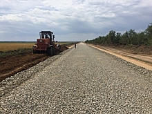 В Волгоградской области к хутору Пристеновскому строят новую трассу