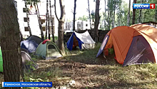 Палаточный городок у новостроек: дольщики в Раменском пошли на отчаянный шаг