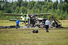 Видео крушения самолета Ан-2 в Балашихе появилось в сети