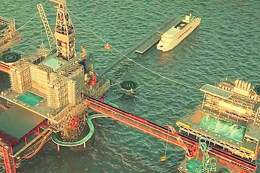 На нефтяной платформе в Саудовской Аравии появится парк развлечений: Новости ➕1, 18.10.2021