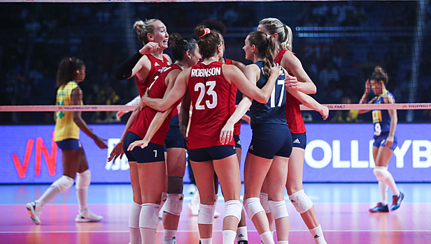 Женская сборная США второй раз подряд выиграла волейбольную Лигу наций
