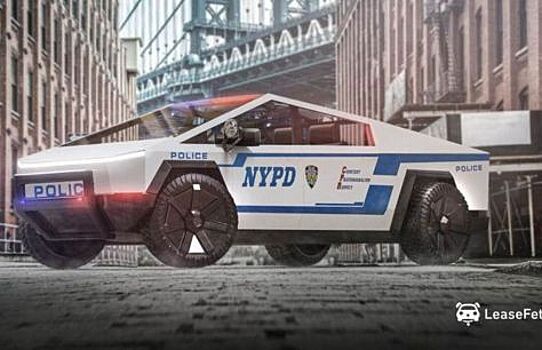 В Сети показали Tesla Cybertruck для полиции и скорой помощи