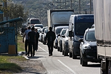 Пробки на дорогах от Кубани к Крымскому мосту начали сокращаться