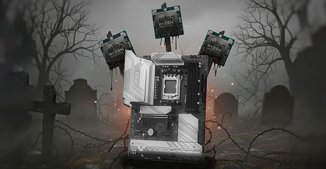 Три процессора Ryzen 7 9700X подряд сгорели на материнской плате ASRock