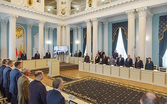 Первое заседание осенней сессии прошло в Рязанской облдуме 13 сентября