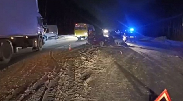 Водитель легковушки погиб в массовом ДТП под Нижним Новгородом