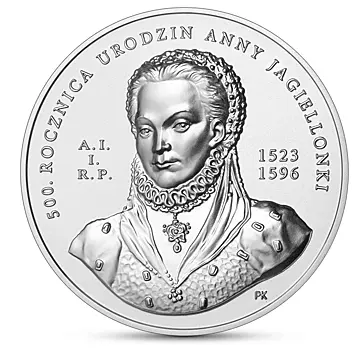 500-летие Анны Ягеллонки на 50 злотых