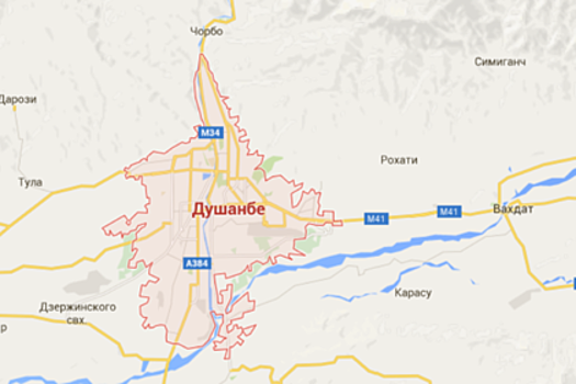 Неизвестные расстреляли пост милиции в Душанбе