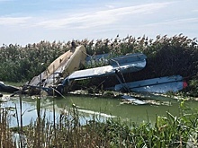 Утром 9 сентября в Ростовской области разбился самолет-биплан
