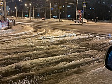 На Правобережье подтопило несколько улиц