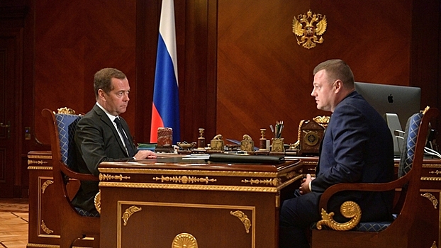 Александр Никитин встретился с председателем Правительства РФ Дмитрием Медведевым