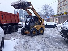 За минувшую неделю из дворов района Старое Крюково вывезено 250 кубометров снега