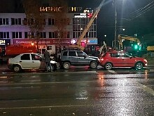 Молодой водитель спровоцировал ДТП из трех машин в Вологде