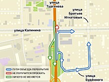 Ремонт изменит схему движения по улице Тургенева в Краснодаре