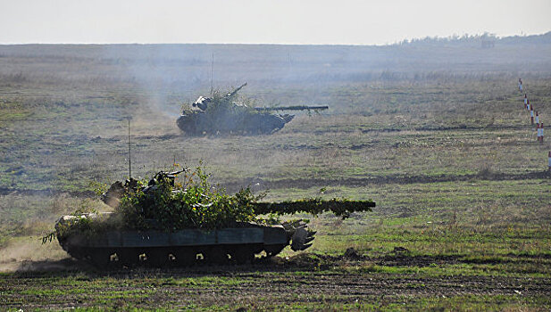 В Луганске прошли военные учения по противодействию диверсантам