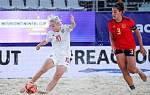 Россиянки проиграли испанкам в матче Межконтинентального кубка по пляжному футболу