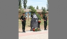 Под Волгоградом открыли памятник погибшему в ходе СВО Ивану Черникову