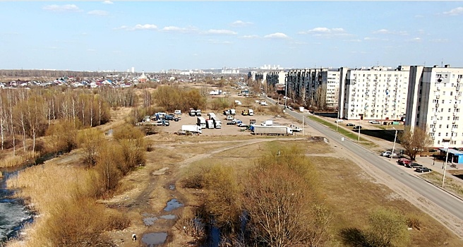 Благоустройство трех территорий началось в Автозаводском районе