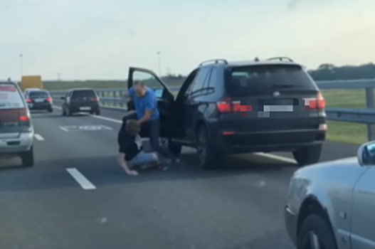 На Приморском кольце дорожный конфликт с обочечниками закончился дракой