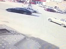 Авария Дагестане с участием полицейских попала на видео