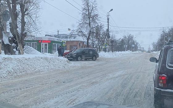 В центре рязанского Касимова произошло ДТП