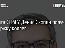 Доцент СПбГУ Денис Скопин получил поддержку коллег