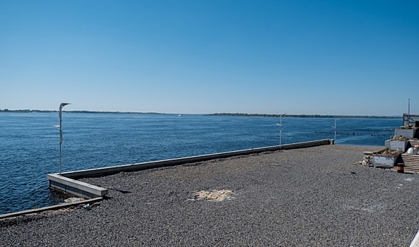 Благоустройство нижней террасы набережной продолжается в Волгограде