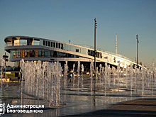 Фонтан в Благовещенске будет работать еще две недели