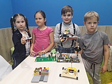 В Коворкинг-центре НКО в районе Щукино подвели итоги курса по лего-конструированию для детей