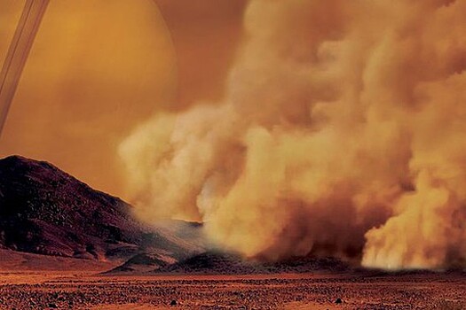 На Титане впервые увидели пылевые бури
