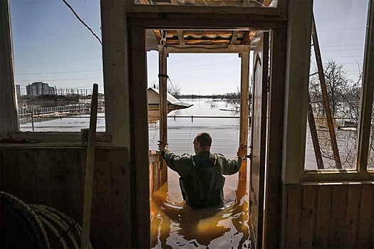 Паводок в Оренбурге достиг максимума