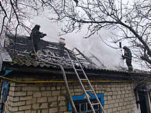 Балицкий: дом в Васильевке загорелся после удара дрона ВСУ, пострадала женщина