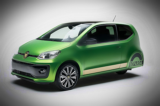 Volkswagen up! стал трициклом Geparda