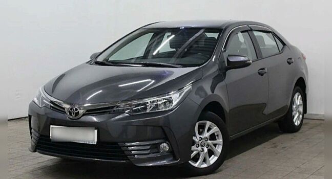 Седан Toyota Corolla стал лидером в сегменте C по сохранности остаточной стоимости