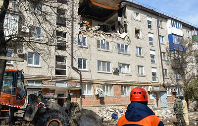 Дом в Белореченске на Кубани восстановят после частичного обрушения