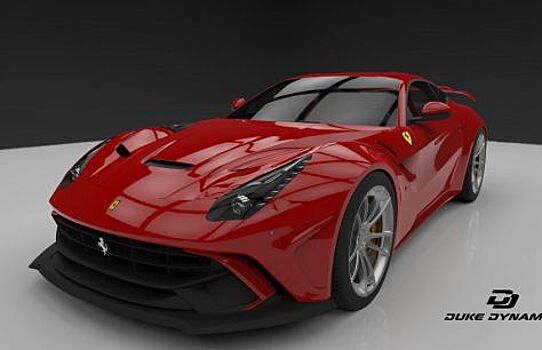 Ferrari F12berlinetta «оскалился» из-за обвеса Duke Dynamics