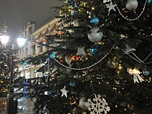 На Кузнецком мосту установили дизайнерские елки