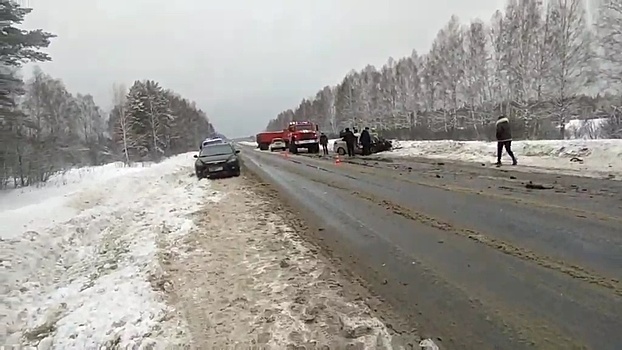 Водитель иномарки погиб после встречи с «Камазом» в Шатковском районе