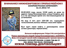 В Нижневартовске пропал шестилетний мальчик
