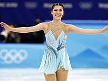 World Team Trophy. Лью победила в короткой программе, Сакамото – 2-я, Губанова – 3-я
